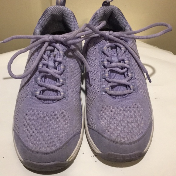 Orthofeet women lace up Supportive comfy Sneakers shoes size 8.5 wide lavender - Picture 6 of 15
